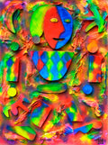 Título de obra: Payaso neón
